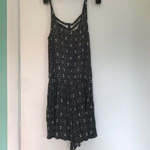 Patterned romper